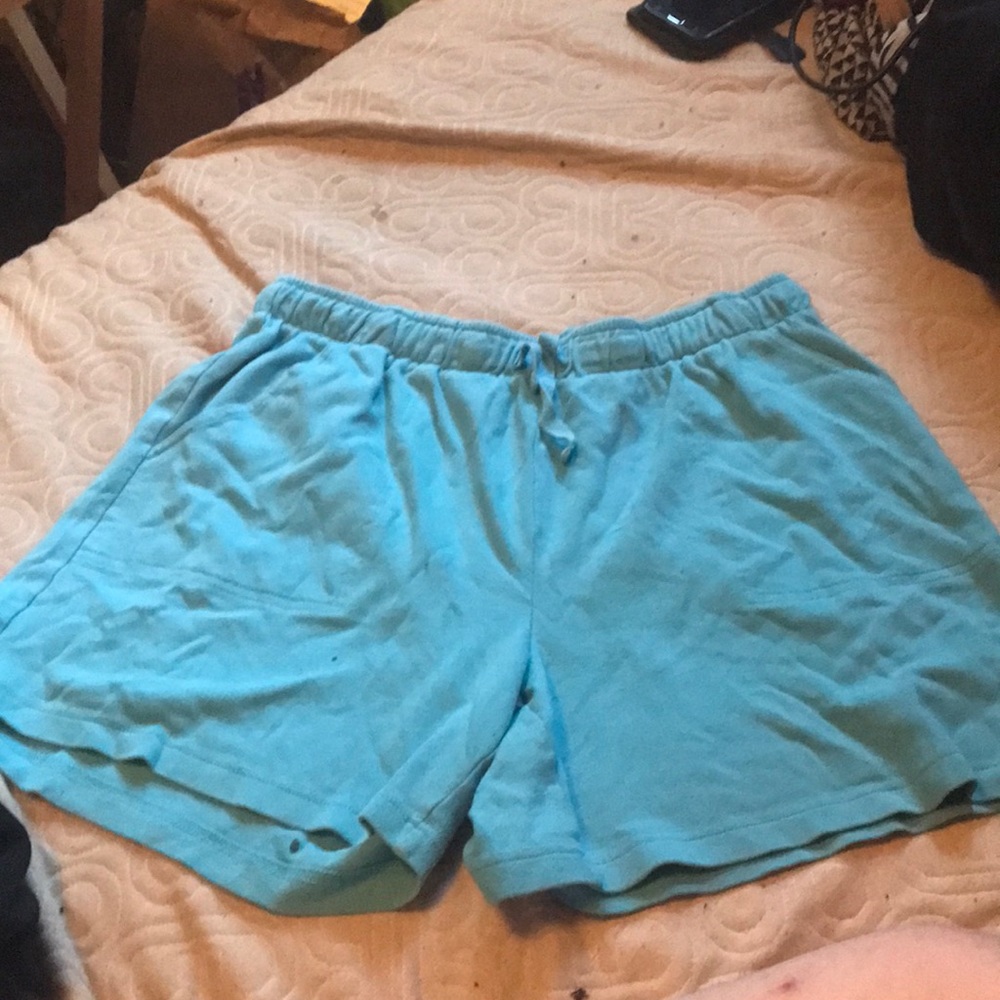 Blue shorts